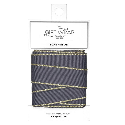 Luxe Ribbon - Dark Charcoal