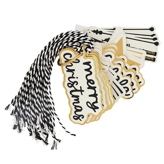 Gift Tag Book - Black + Ivory