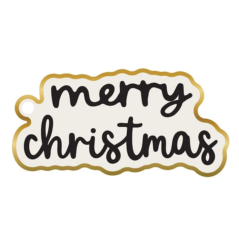 Gift Tag Book - Black + Ivory