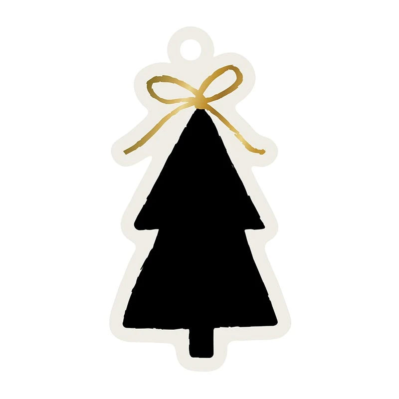 Gift Tag Book - Black + Ivory