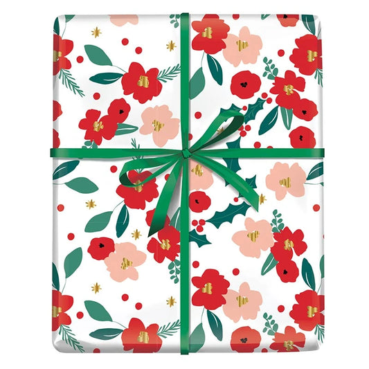 Wrapping Paper - Red Floral