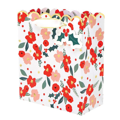 Small Gift Bag - Red Floral