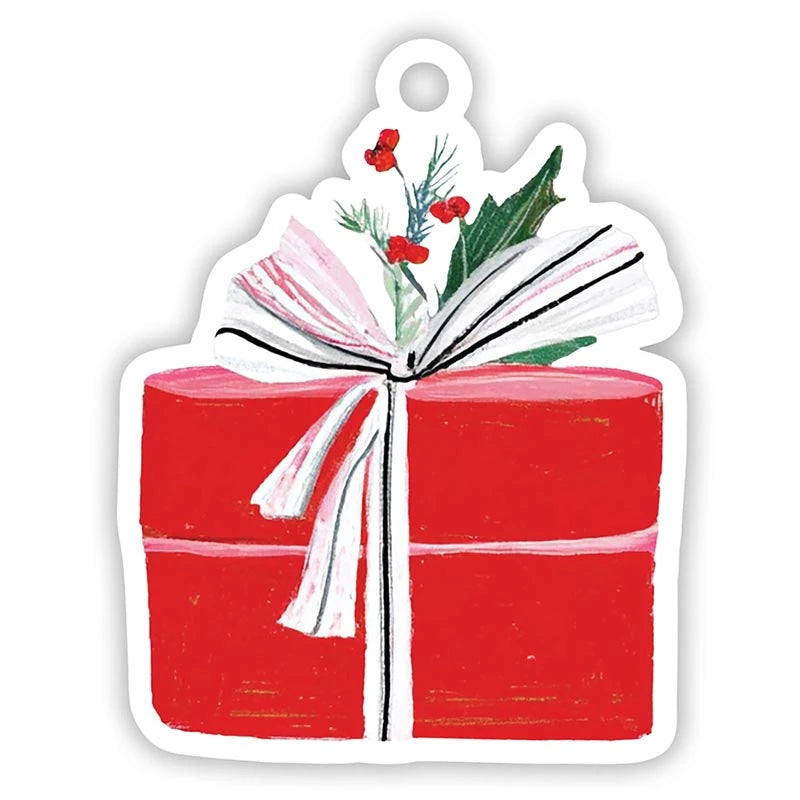 Gift Tag Book - Red Christmas