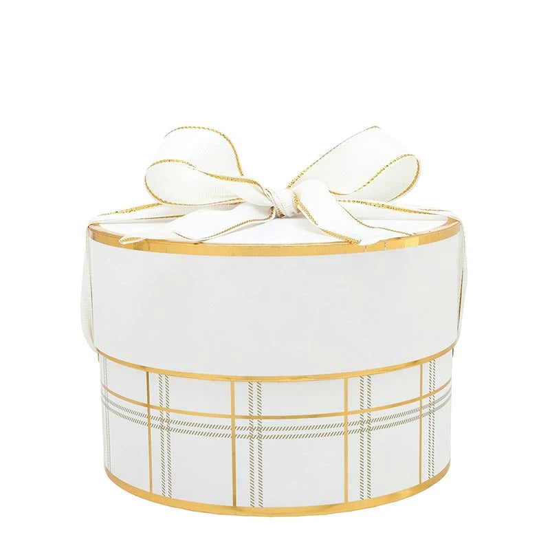 Nested Paper Gift Box - Plaid - Set of 3