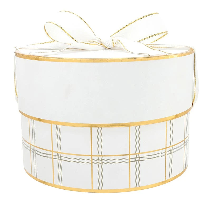 Nested Paper Gift Box - Plaid - Set of 3