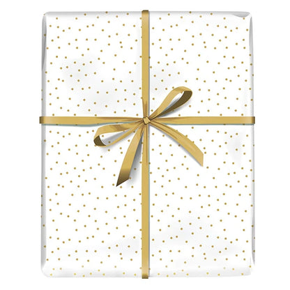 Wrapping Paper - Gold Dots
