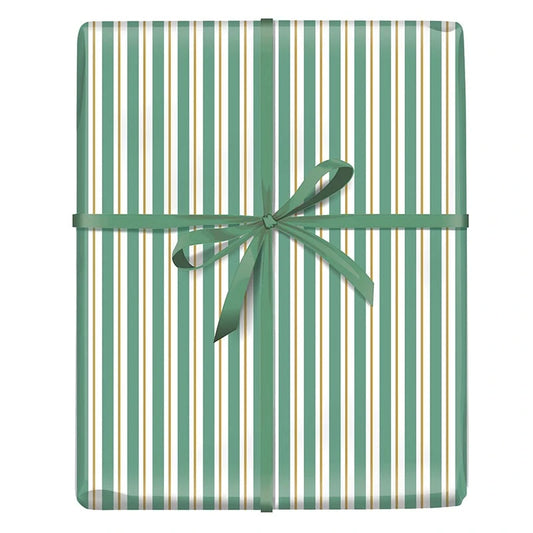 Wrapping Paper - Sage Stripes