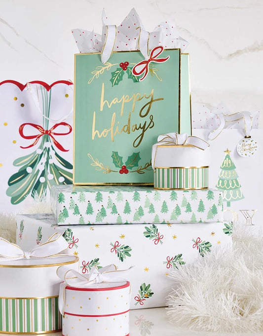 Large Gift Bag - Joy + Confetti Dots