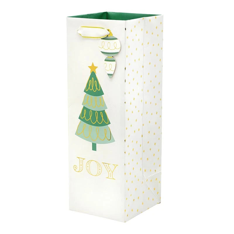 Bottle Bag - Joy + Gold Dots