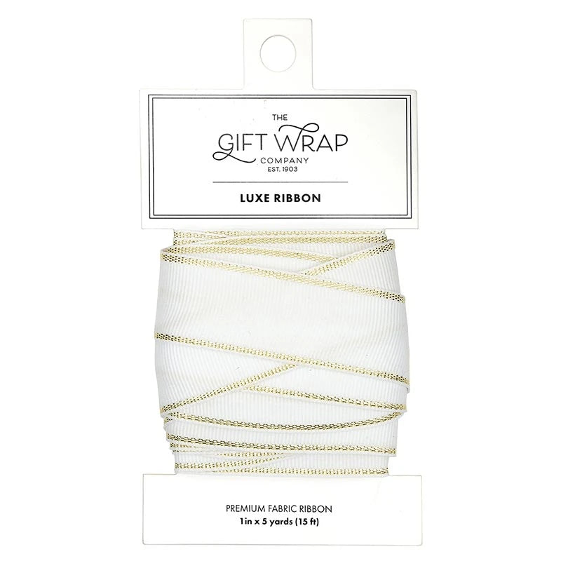 Luxe Ribbon - White