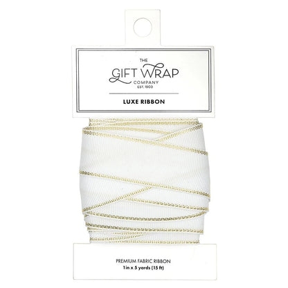 Luxe Ribbon - White
