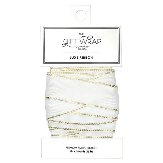 Luxe Ribbon - White