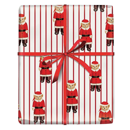 Wrapping Paper - Santa Bears