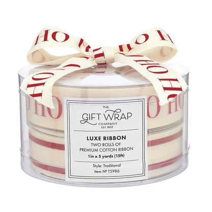 Ribbons - Ho Ho Ho + Striped - Set of 2