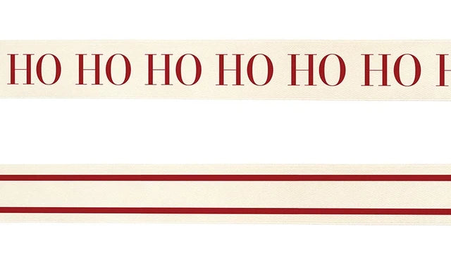 Ribbons - Ho Ho Ho + Striped - Set of 2