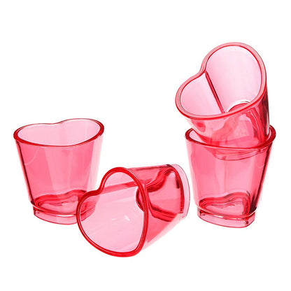 Shot Cups - Heart - 4ct