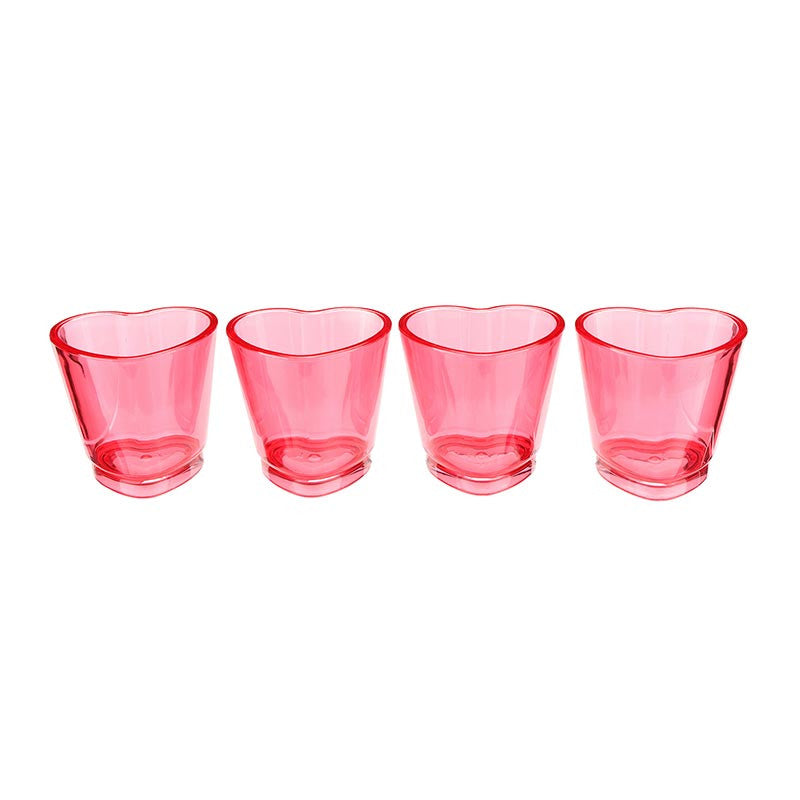 Shot Cups - Heart - 4ct