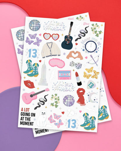 I'm The Problem Tats - 74 foil temporary tattoos