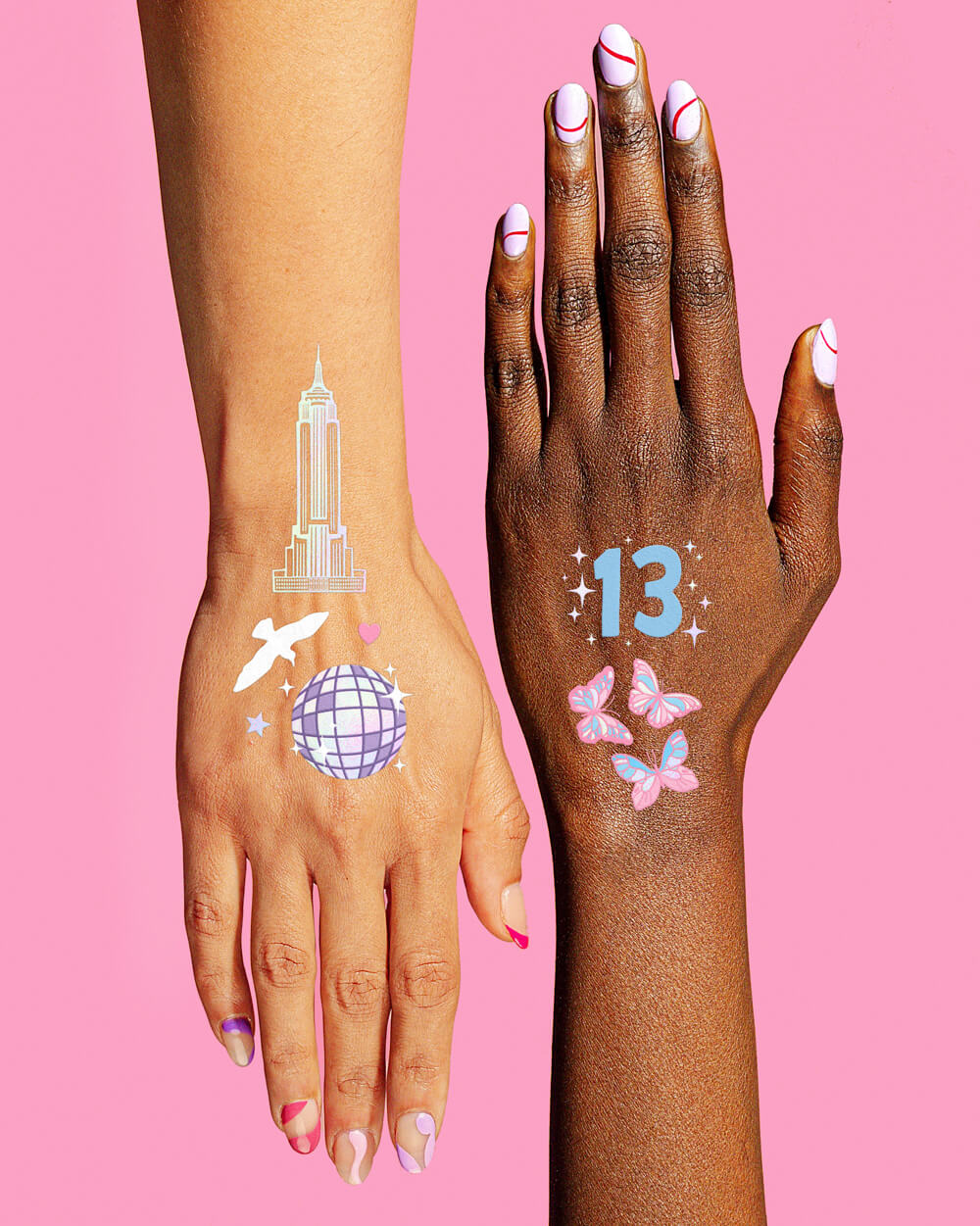 I'm The Problem Tats - 74 foil temporary tattoos