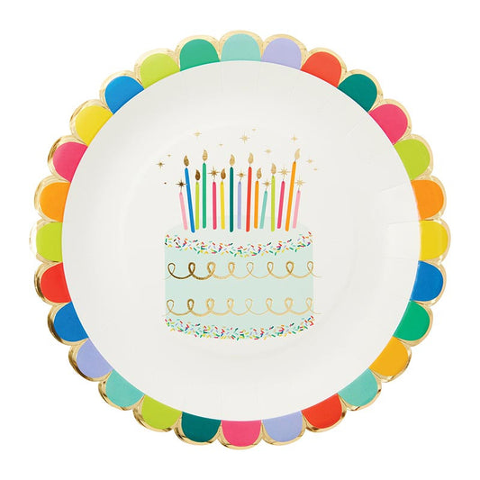 Paper Dinner Plate - Sprinkle Birthday