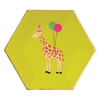 Paper Lunch Plate - Party Animal
