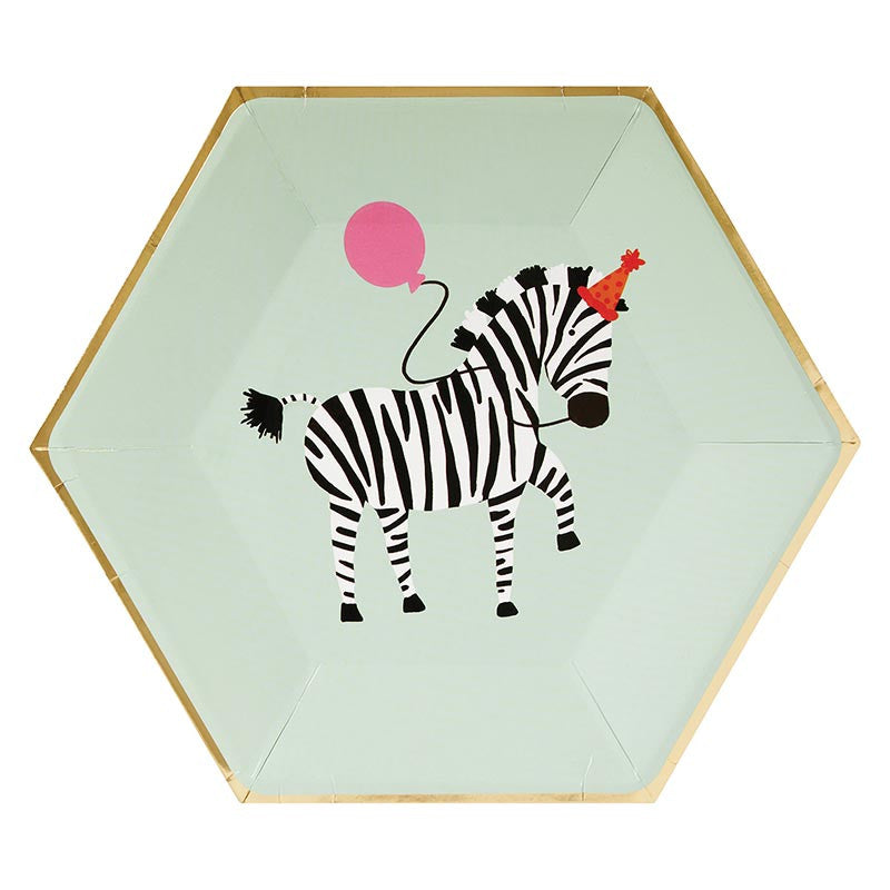 Paper Lunch Plate - Party Animal