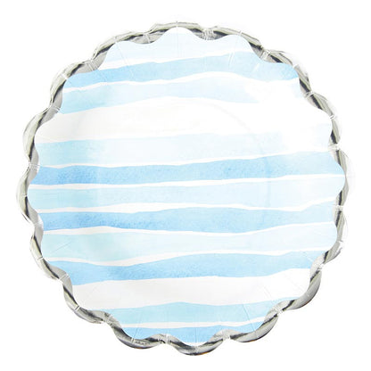 Paper Lunch Plate - Watercolor Coastal