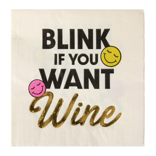 Beverage Napkins - Blink