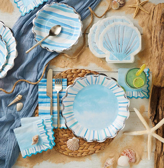 Lunch Napkins - Watercolor Coastal