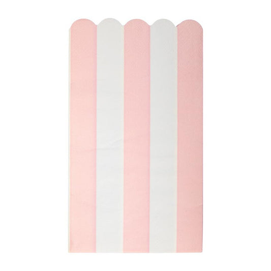 Guest Napkins - White Pinwheel