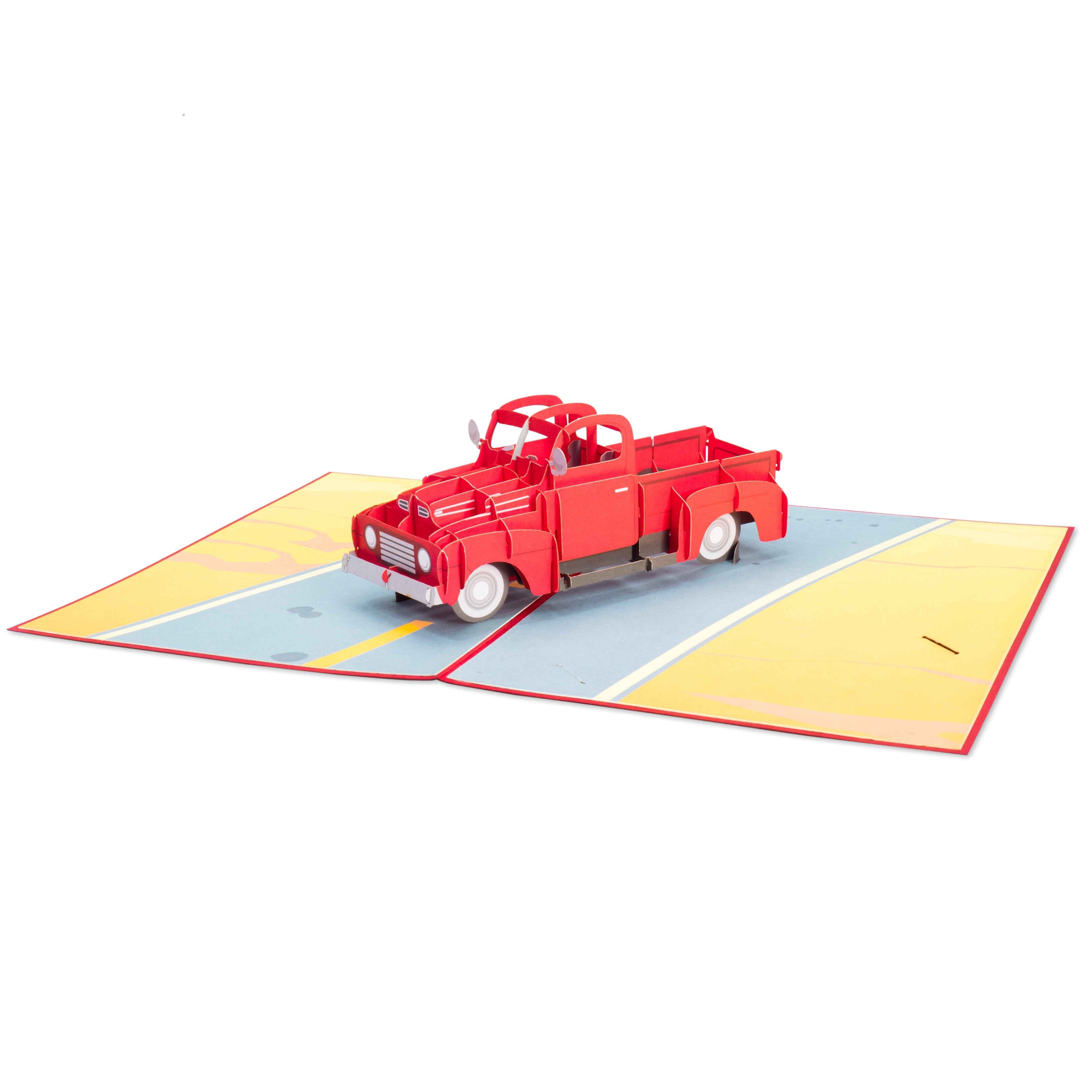 Classic Truck Pop Up Card