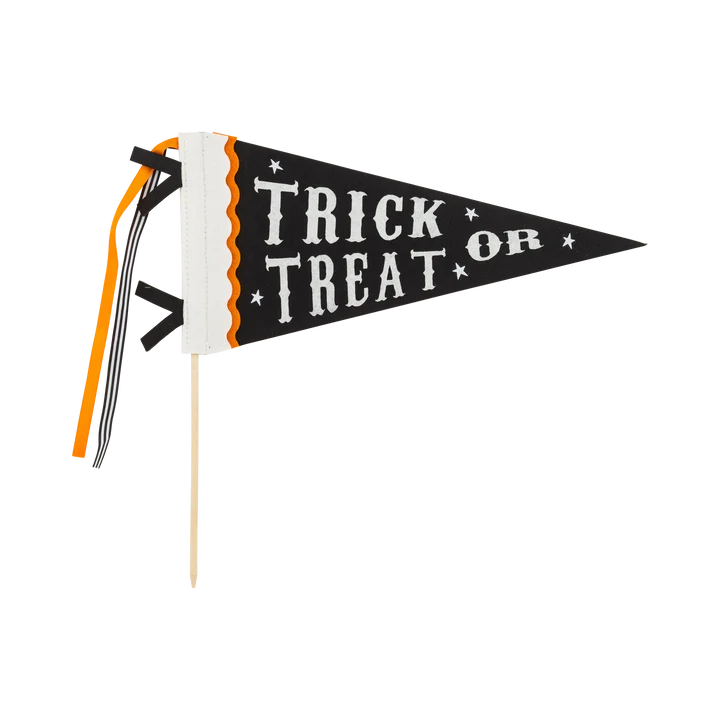 Trick or Treat Felt Pennant