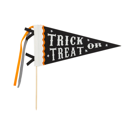 Trick or Treat Felt Pennant