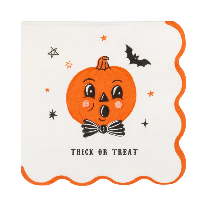 Vintage Halloween Characters Cocktail Napkin Set
