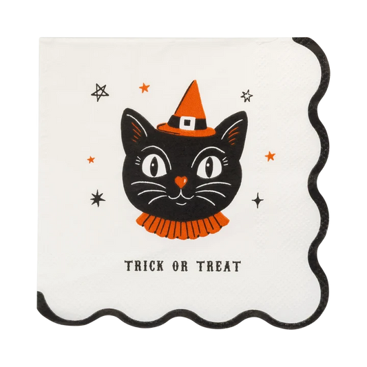 Vintage Halloween Characters Cocktail Napkin Set