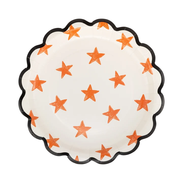 Halloween Sketchy Stars Plate