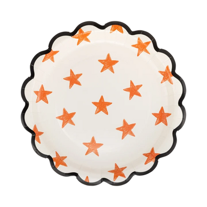 Halloween Sketchy Stars Plate