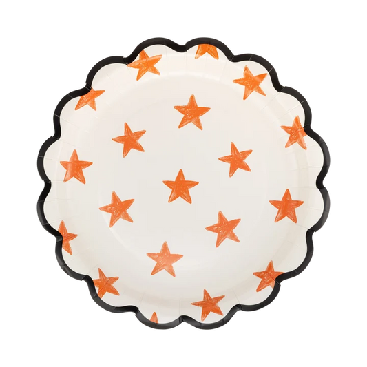 Halloween Sketchy Stars Plate