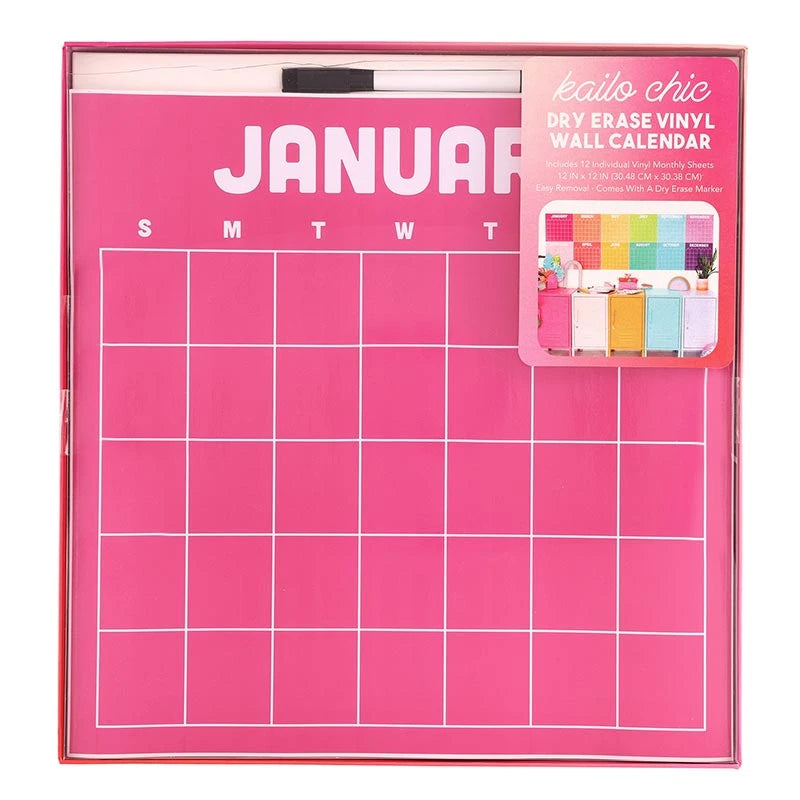 Kailo Vinyl 12 Month Calendar