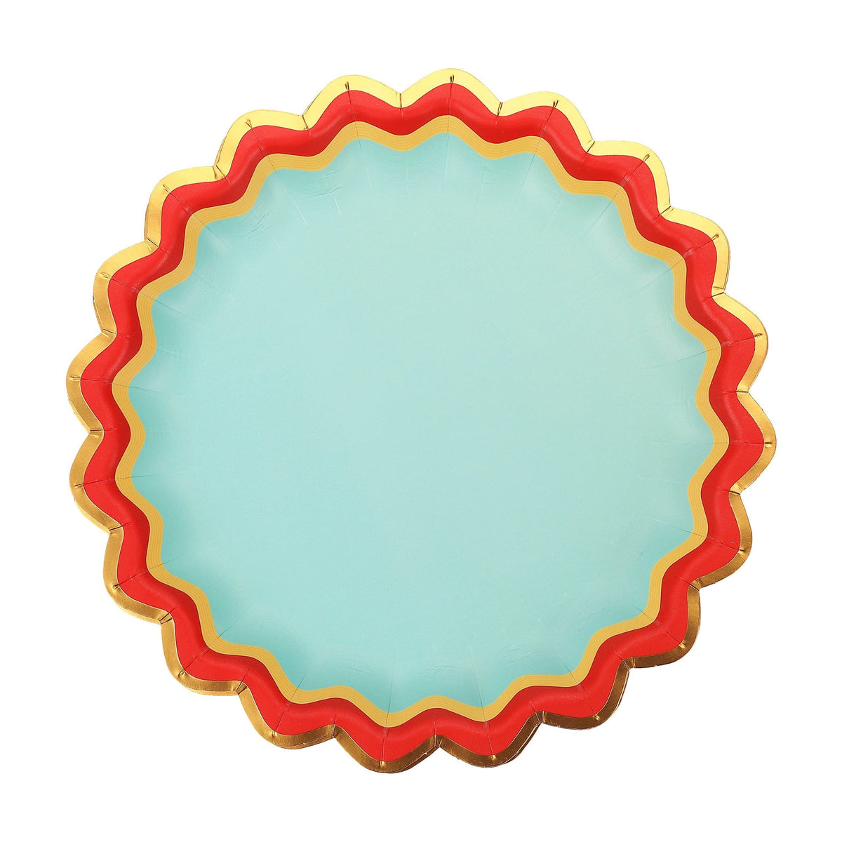 Rainbow Ric Rac Assorted Dessert Plates (10 count)