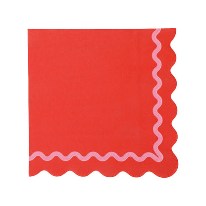 Rainbow Ric Rac Assorted Lunch Napkins (20 count)