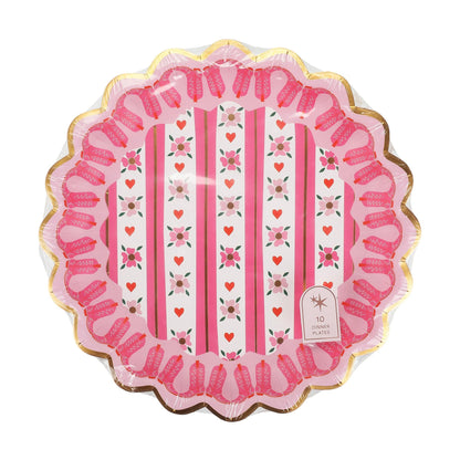 Boot Scoot Blooms Dinner Plates (10 count)