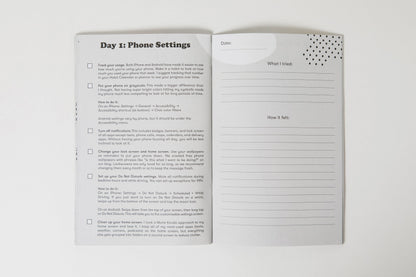 Unplugged: A Digital Detox Workbook to Reset Your Relationship with Screens