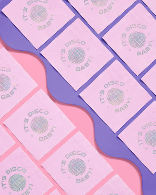 It's Disco, Baby! Napkin - 25 foil napkins