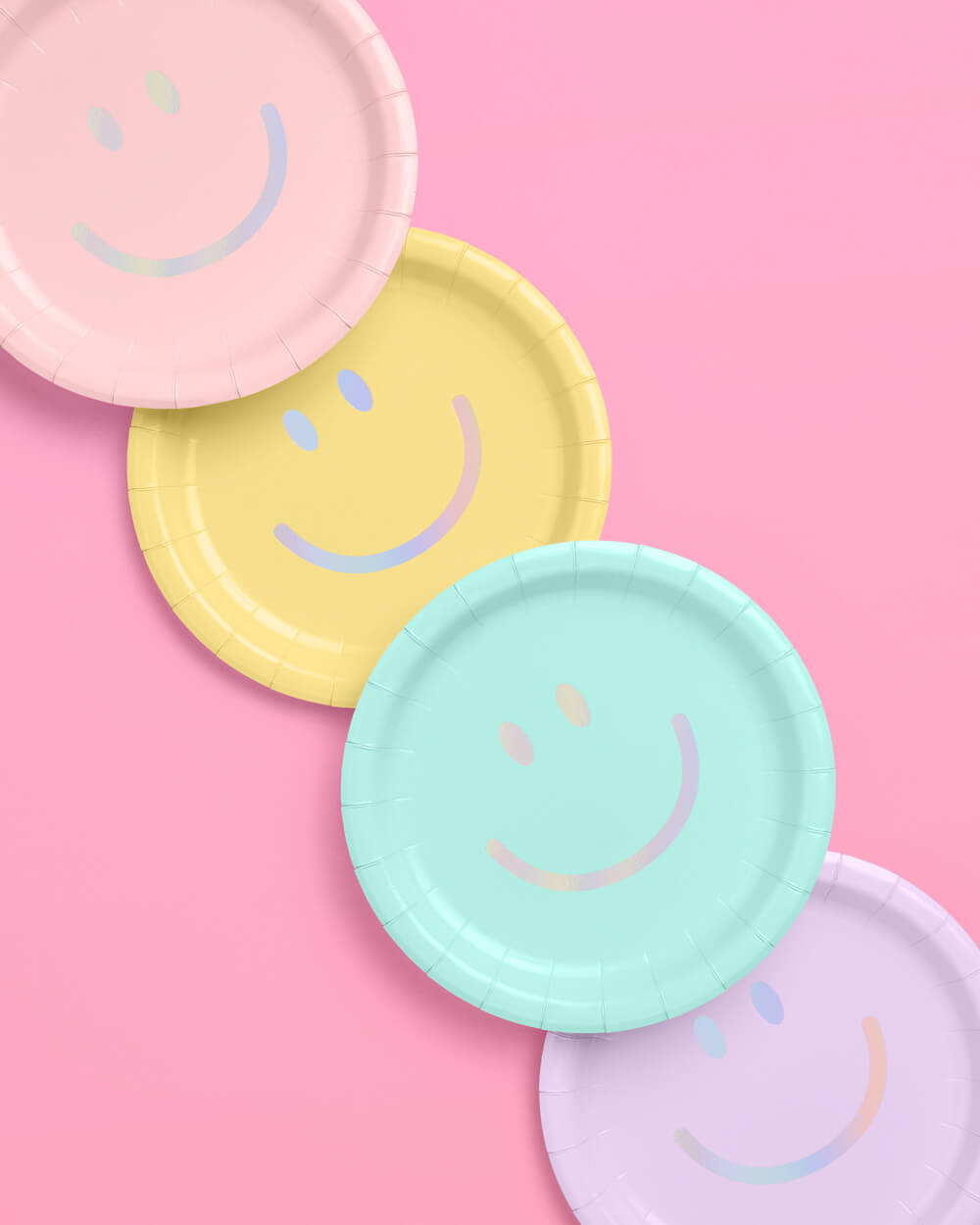 Pastel Party Starter Pack - Plates, Napkins + Straws