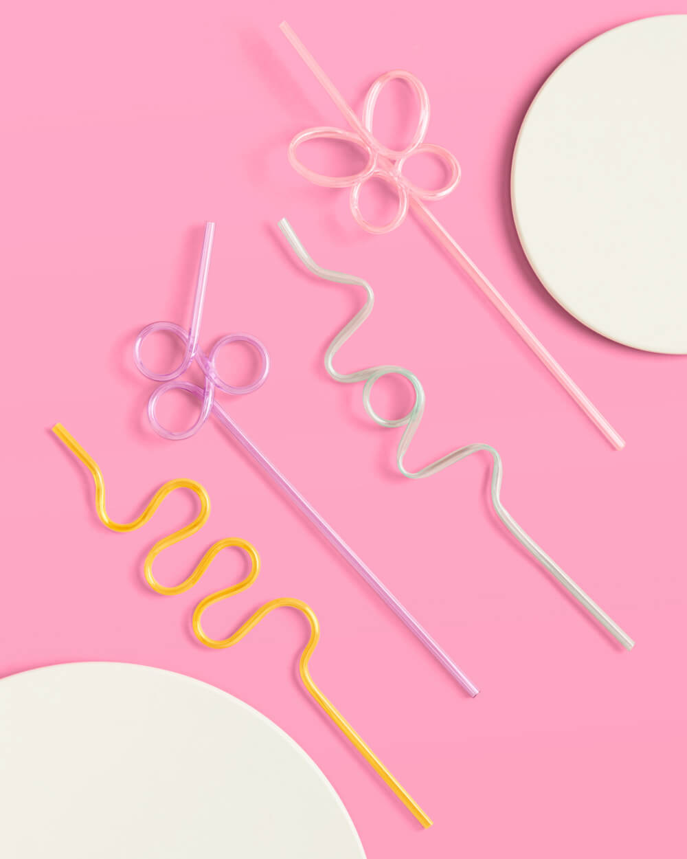 Pastel Party Starter Pack - Plates, Napkins + Straws