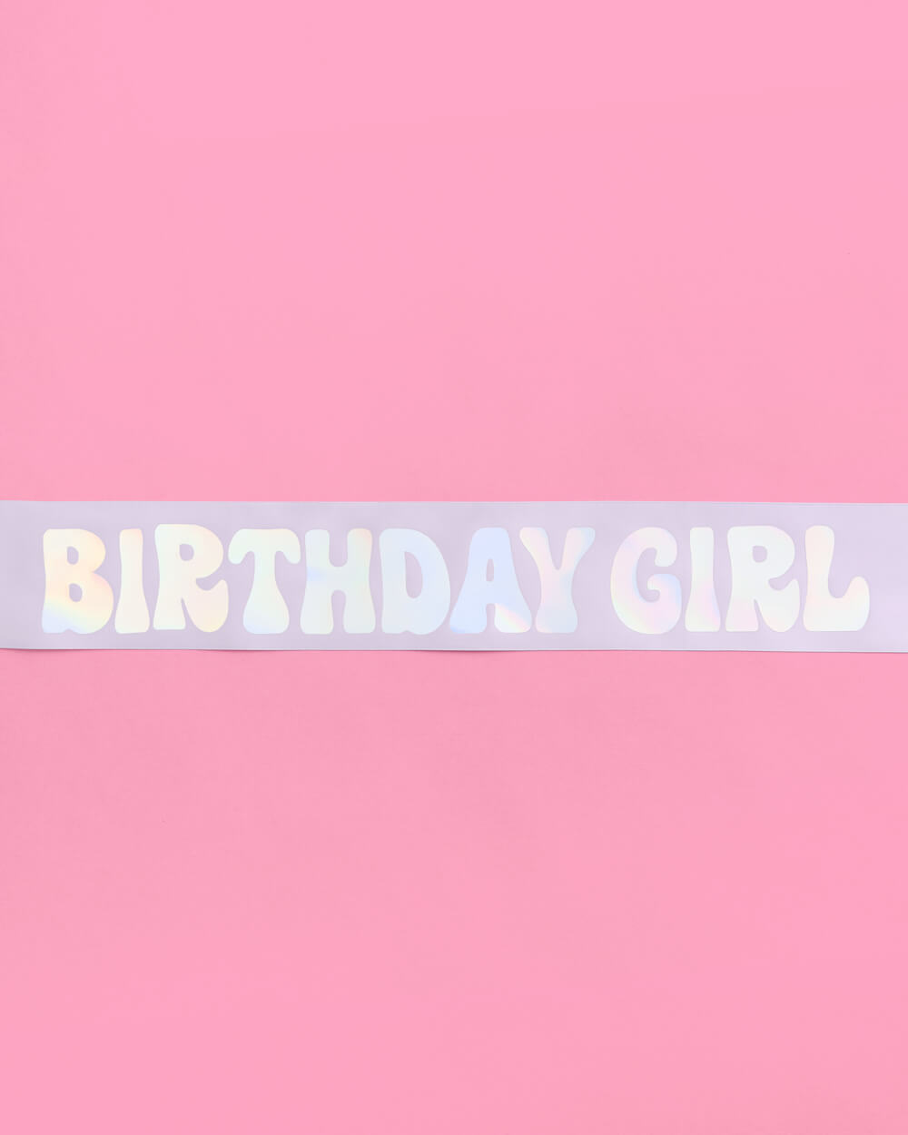 Lavender Haze Sash - purple silk + iridescent foil