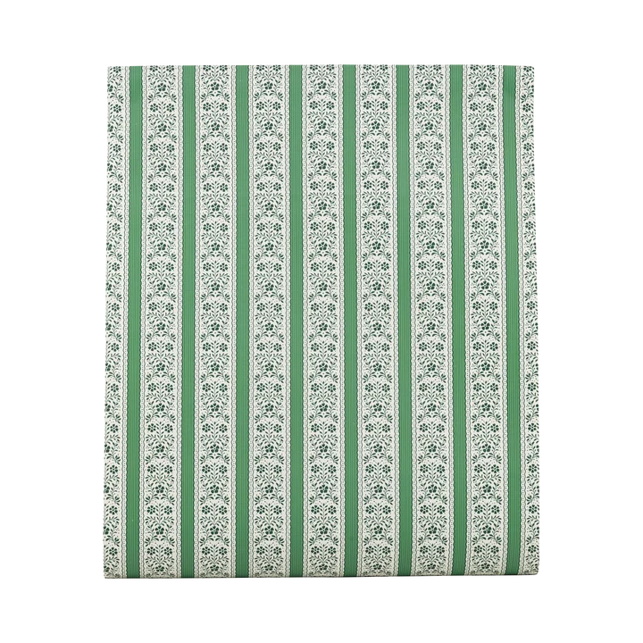 Floral Striped Table Runner