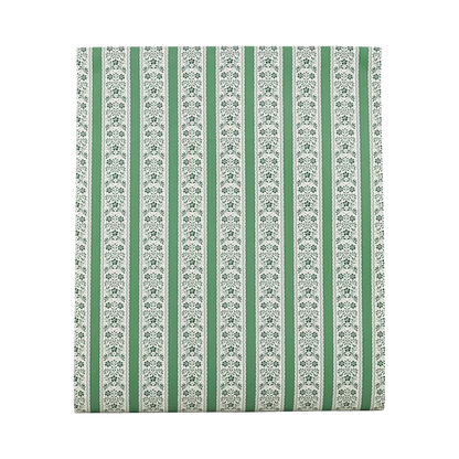 Floral Striped Table Runner