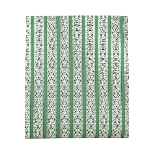 Floral Striped Table Runner